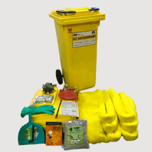 Kit Para Derrame Químico Contenedor 120L