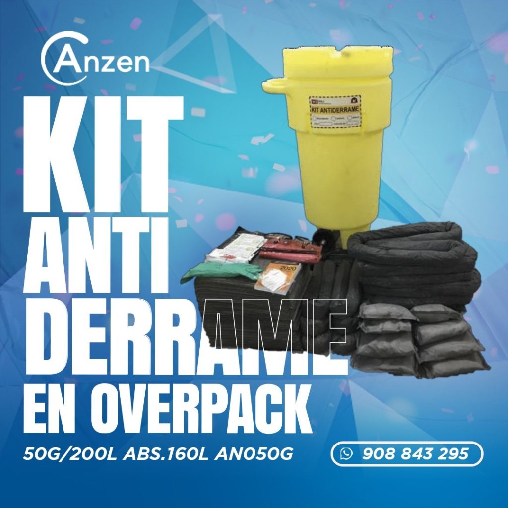 Kit antiderrame universal en Overpack 50G/200L ABS.160L AN050G