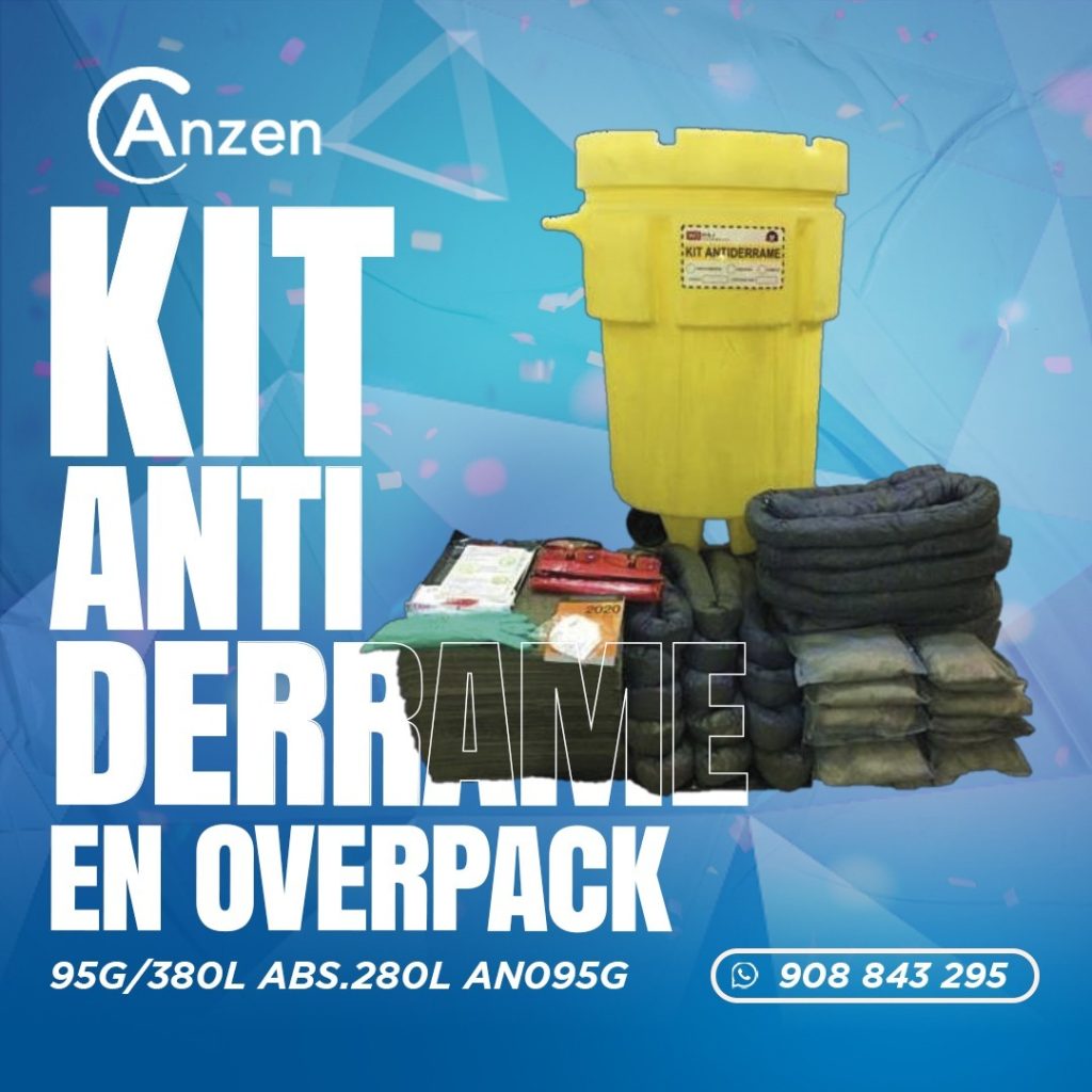 Kit antiderrame universal en overpack 95G/380L ABS.280L AN095G