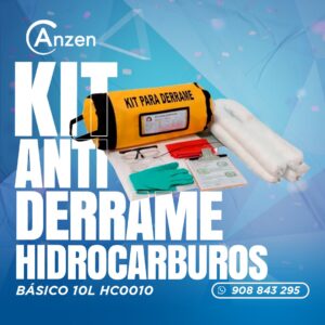 Kit antiderrame para hidrocarburos básico 10L AZ0010